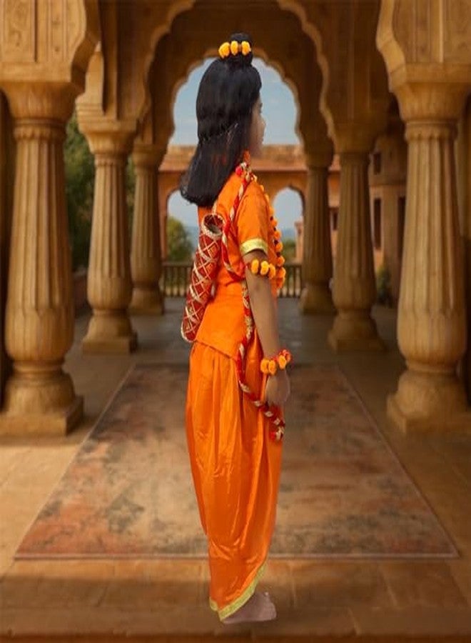 TWINKLE TOTS - Vanvasi Ram Costume for Kids |Fancy Dress Costume for Kids | Historical Mythology Ramayana Character Role Play Dress for Dussehra Performance - Image 3